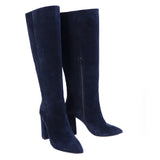 Linda scamosciato, blu notte