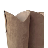 Ambrosia scamosciato, beige