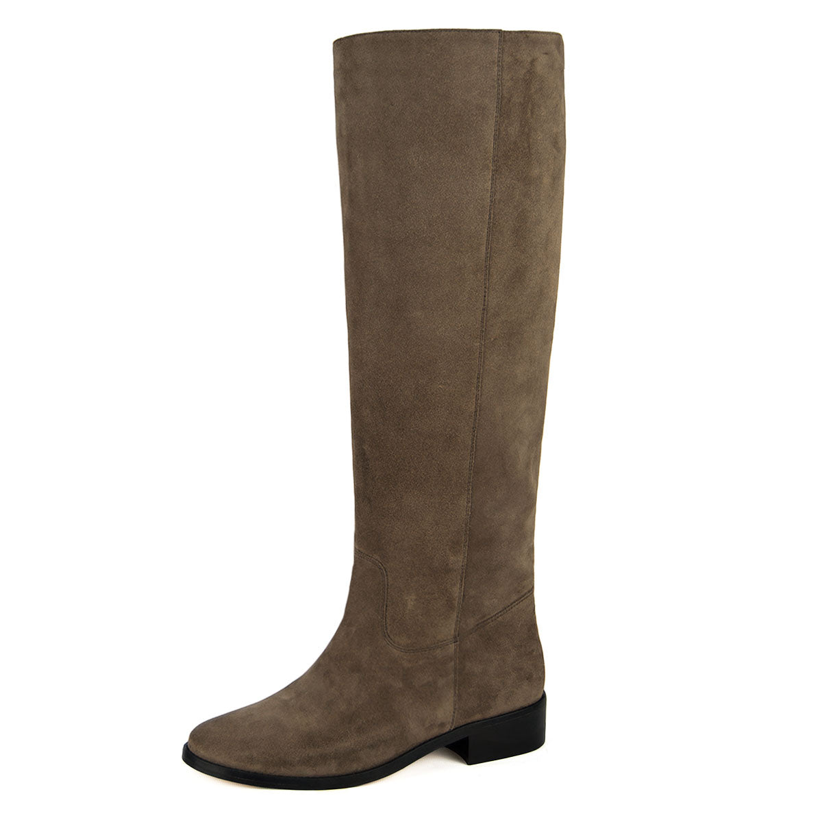Dalia suede, sand - wide calf boots, large fit boots, calf fitting boots, narrow calf boots
