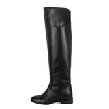 Mora, black - wide calf boots, large fit boots, calf fitting boots, narrow calf boots