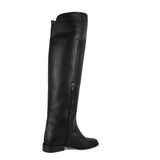 Mora, black - wide calf boots, large fit boots, calf fitting boots, narrow calf boots