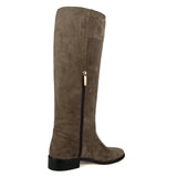 Spirea suede, sand - wide calf boots, large fit boots, calf fitting boots, narrow calf boots