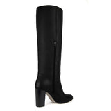 Cosmea, black - wide calf boots, large fit boots, calf fitting boots, narrow calf boots