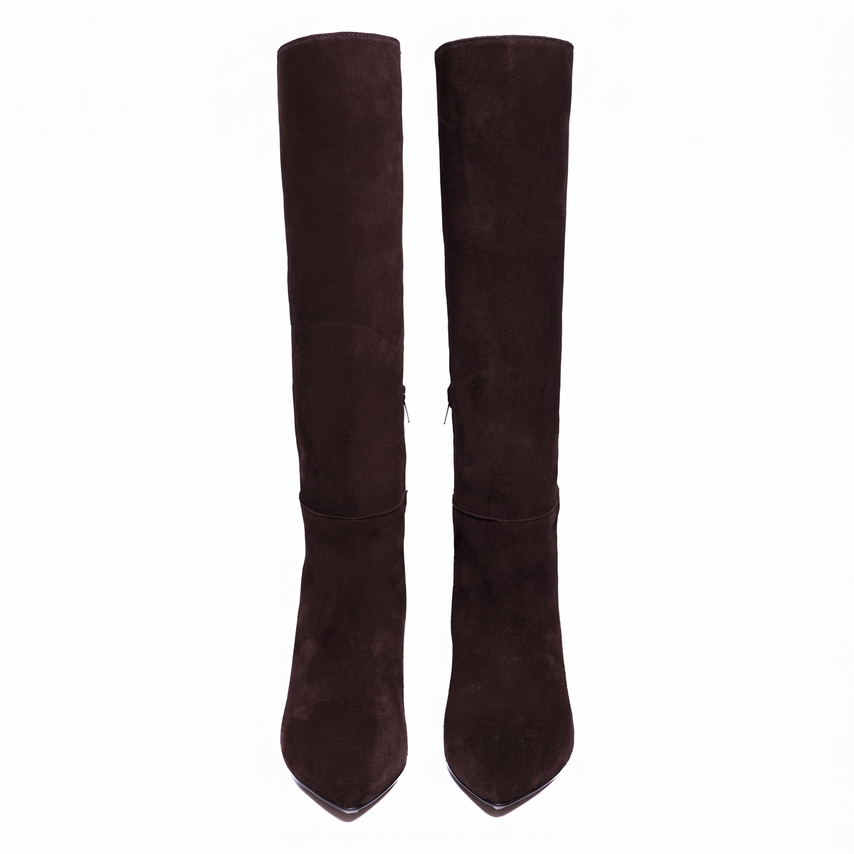Icon suede boots, dark brown (testa di moro) - detail 1