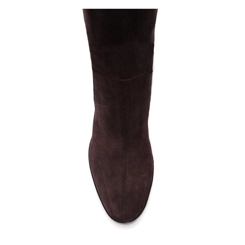 Teti suede, dark brown