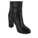 Lunaria, black - wide calf boots, large fit boots, calf fitting boots, narrow calf boots