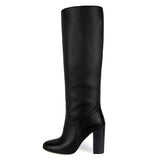 Cosmea, black - wide calf boots, large fit boots, calf fitting boots, narrow calf boots