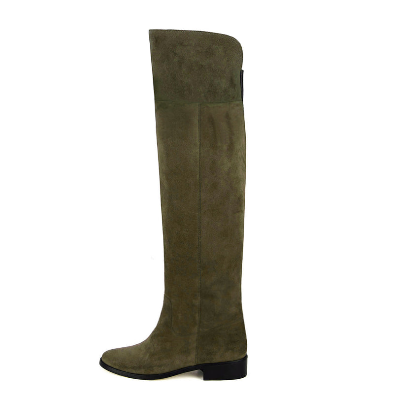 Diana suede, olive green